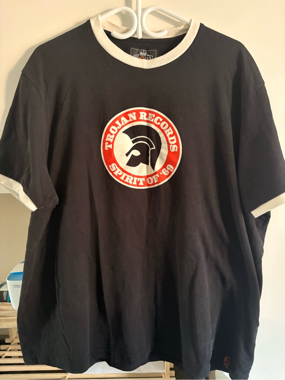 Trojan Records Black Ringer T-Shirt - Men's